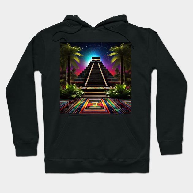 Psychedelic Apocalypse Eclipse Dreams 85 Hoodie by Benito Del Ray